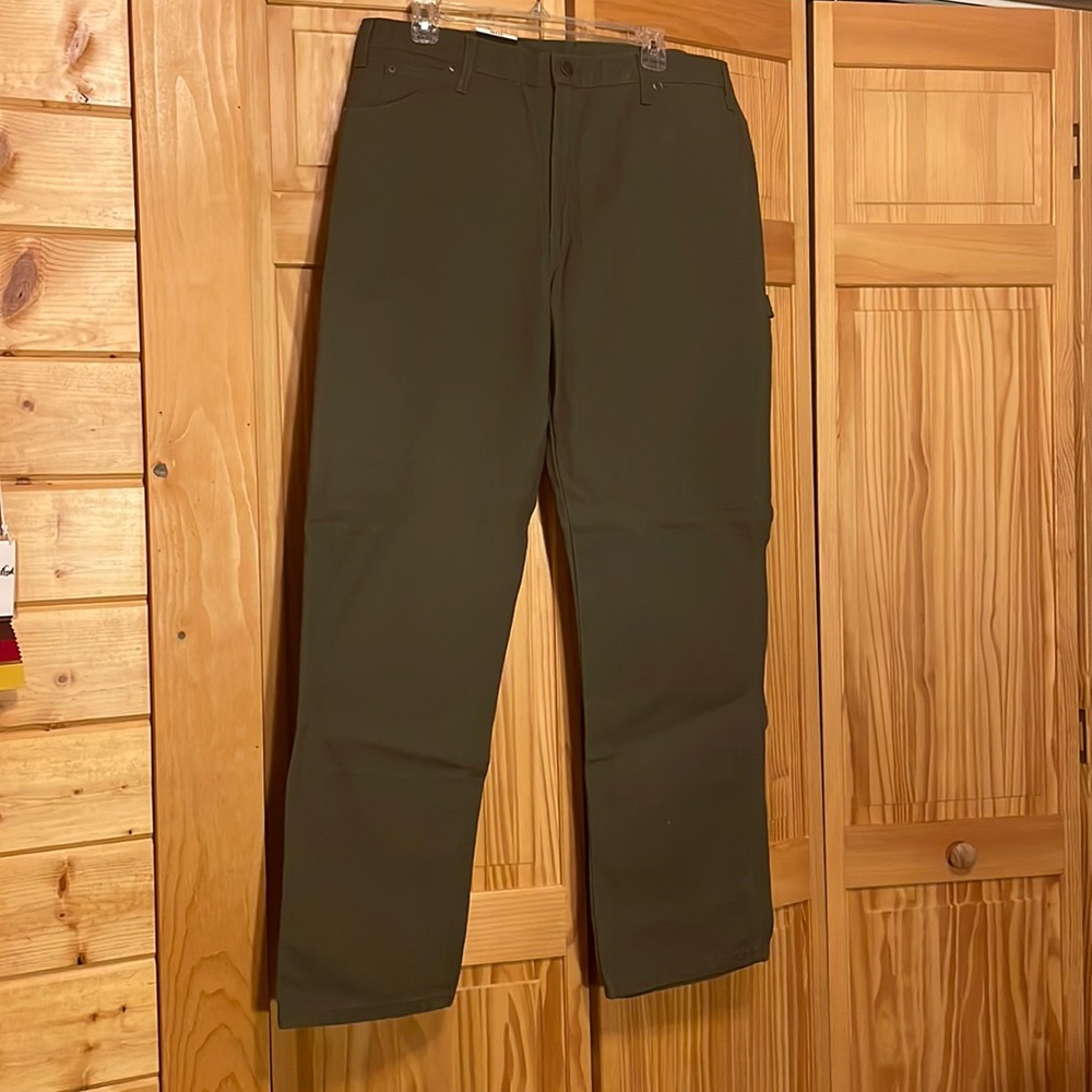 Green Dickies carpenter jeans